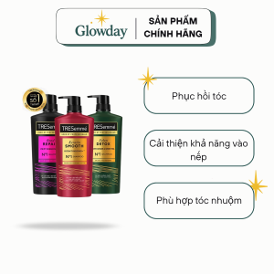 Dầu Gội/Dầu xả TRESemmé Keratin Smooth/ Bond Repair/ Salon Detox Cho Tóc Vào Nếp, Giảm Gãy Rụng, Detox Sạchsâu 640g/620g