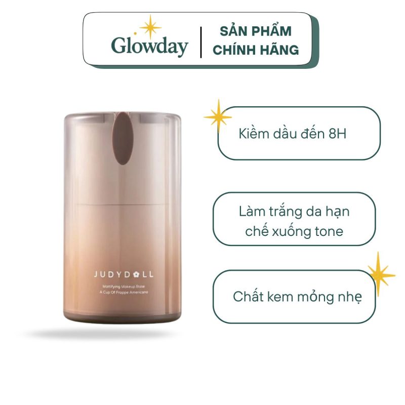 Kem Lót Hay Kem Chống Nắng Trước? Top 5 Bước Chuẩn Bạn Không Thể Bỏ Qua 1 Kem lót JUDYDOLL phù hợp da dầu, dễ tán và mỏng nhẹ