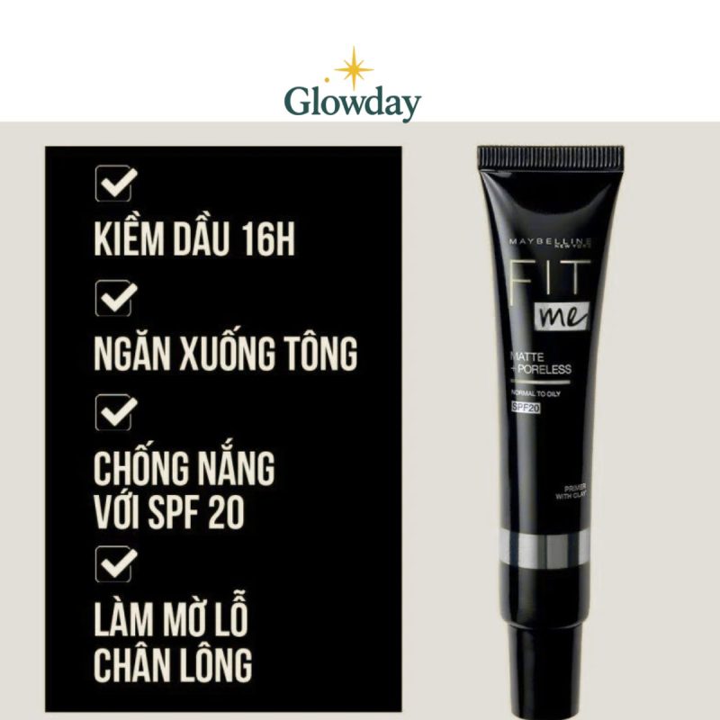 Da đổ dầu như chảo mỡ ? Top 3 kem lót kiềm dầu giá rẻ cứu nguy cấp tốc! 3 Kem lót Maybelline kiềm dầu